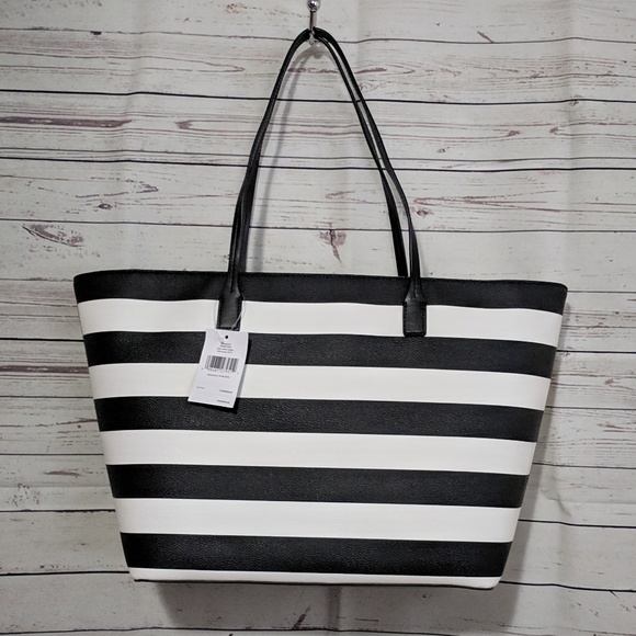 SALE! Kate Spade Margareta Eden Street Stripe Tote - Picture 7 of 8